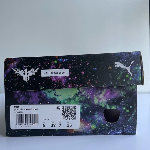 Puma LaMelo Ball MB.01 Black Red Blast - Picture 9 of 10